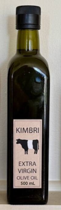 500 mL Extra Virgin Olive Oil, Kimbri Farm